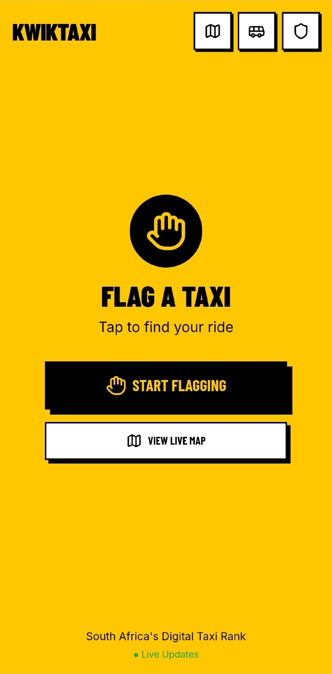 KWIKTAXI App Screenshot
